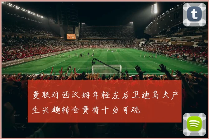 曼联对西汉姆年轻左后卫迪乌夫产生兴趣转会费将十分可观
